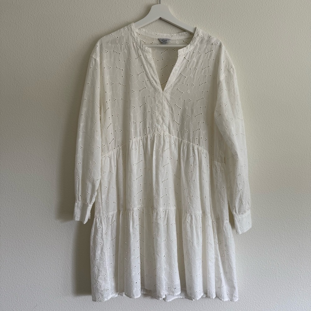 Rails Layla White Eyelet Mini Dress